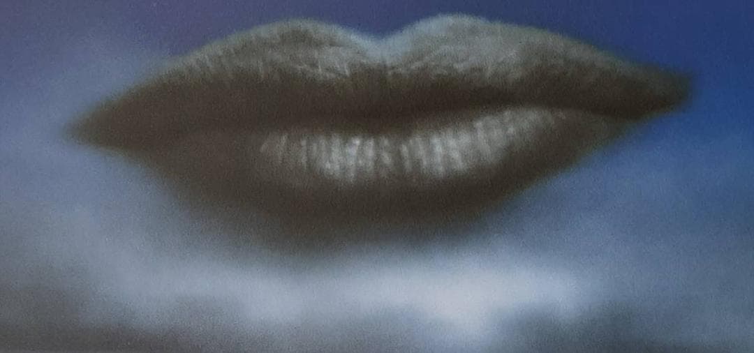 森秀雄、「偽りの青空」、希少画集の額装画、人気作品、オーダーマット付