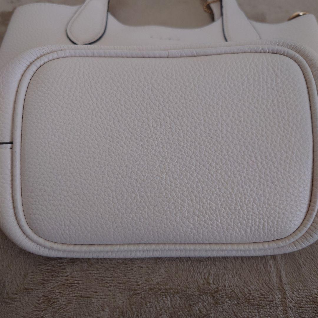 COACH 　ハンナバゲットバッグ　ホワイト