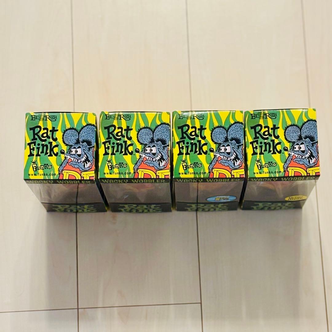 Rat Fink Wacky Wobbler フィギュア 4体セット - メルカリ