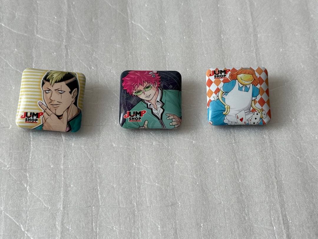 斉木楠雄のψ難 暗殺教室 ジャンプショップ限定 斉木 楠雄 缶バッジくじ