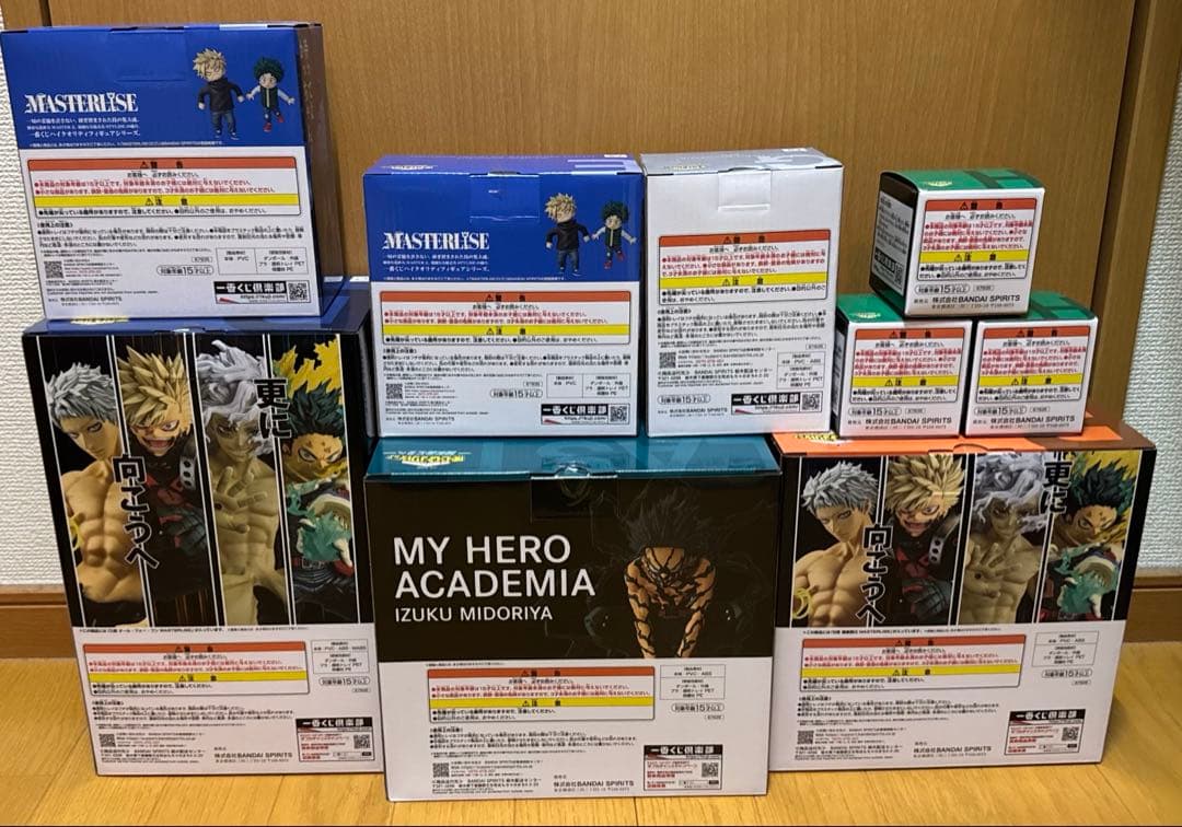 一番くじ ヒロアカ フィギュア ラストワン B賞 D賞 E賞 G賞 ちょこ