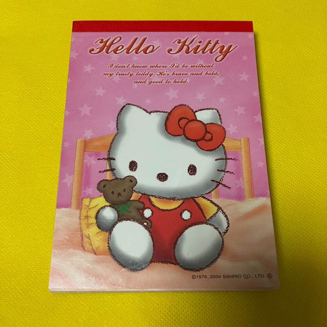 ハローキティ 平成レトロ メモ帳 - メルカリ