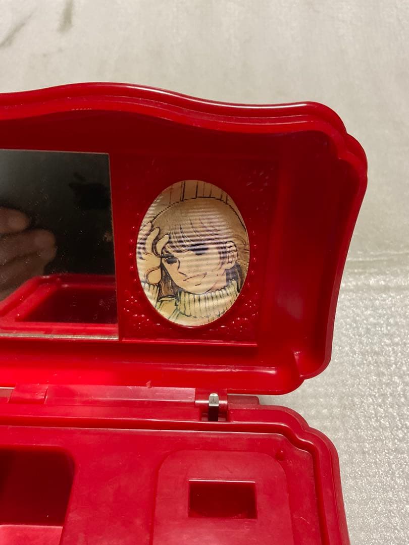 ポピー／キャンディキャンディオルゴール宝箱。プラスチック製【汚れあり】。