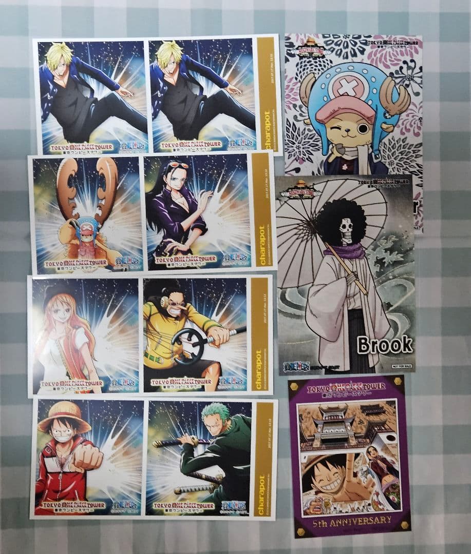 ONE PIECE ワンピースタワー ステッカー ゾロ サンジ ナミ ハンコック