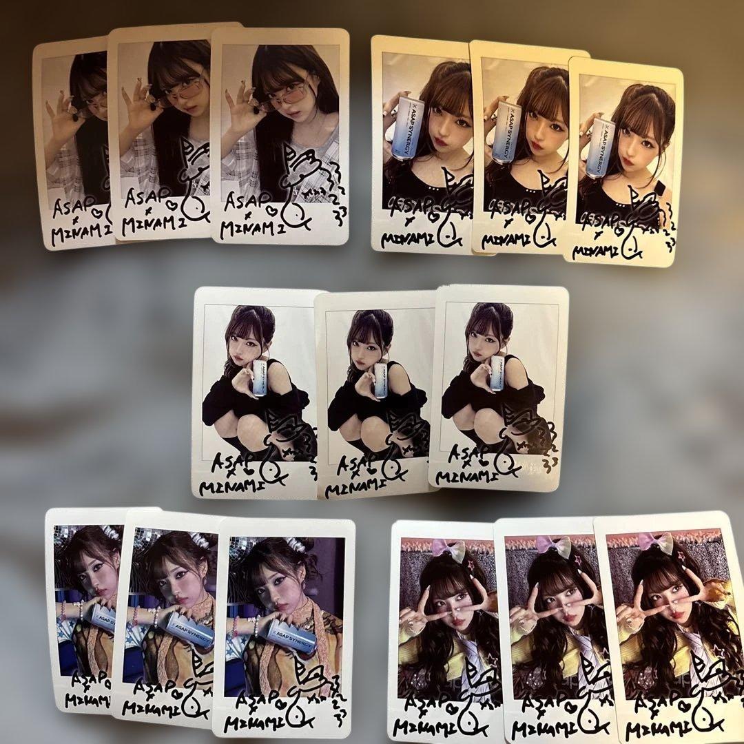 未使用品 MINAMIちゃん チェキ風ステッカー 5枚セット - メルカリ