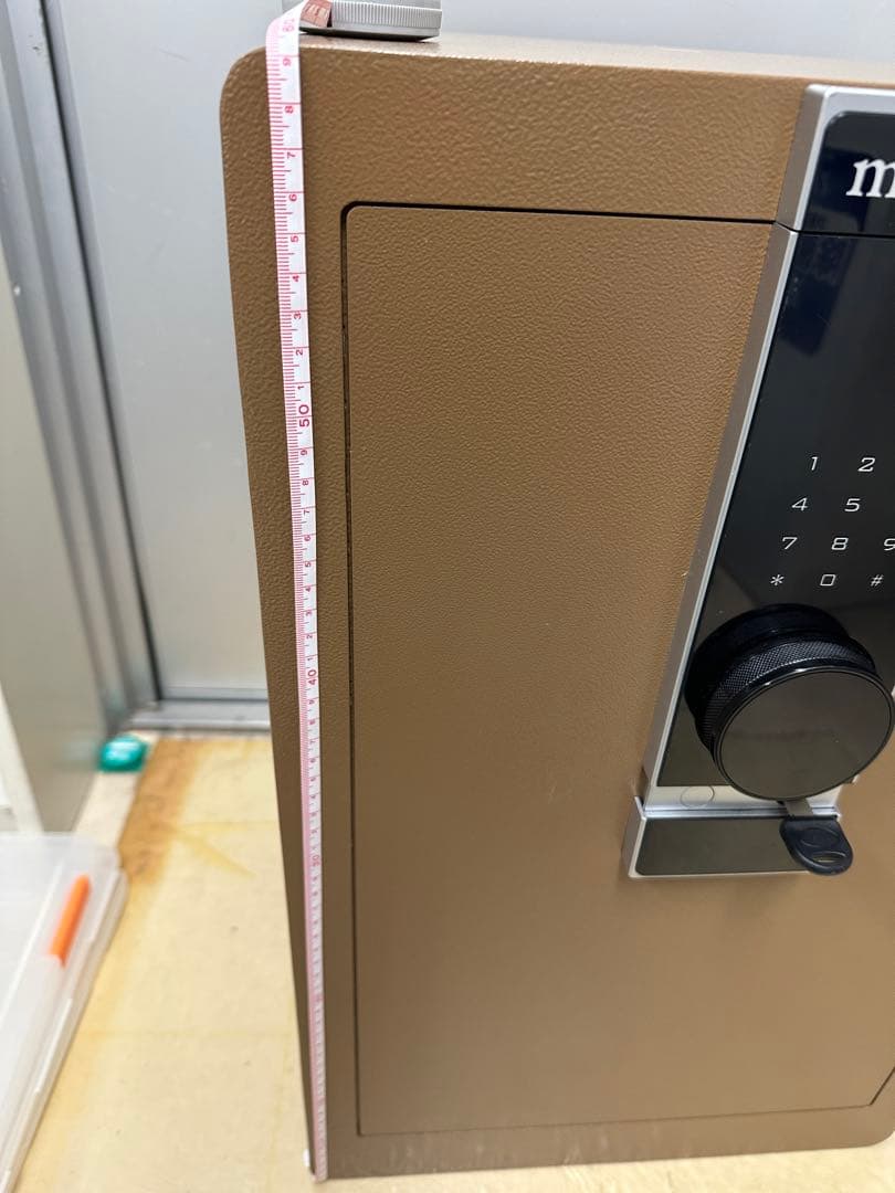 ☆未使用☆ Minesto 耐火金庫 ダイヤル式電子ロック付き 大容量