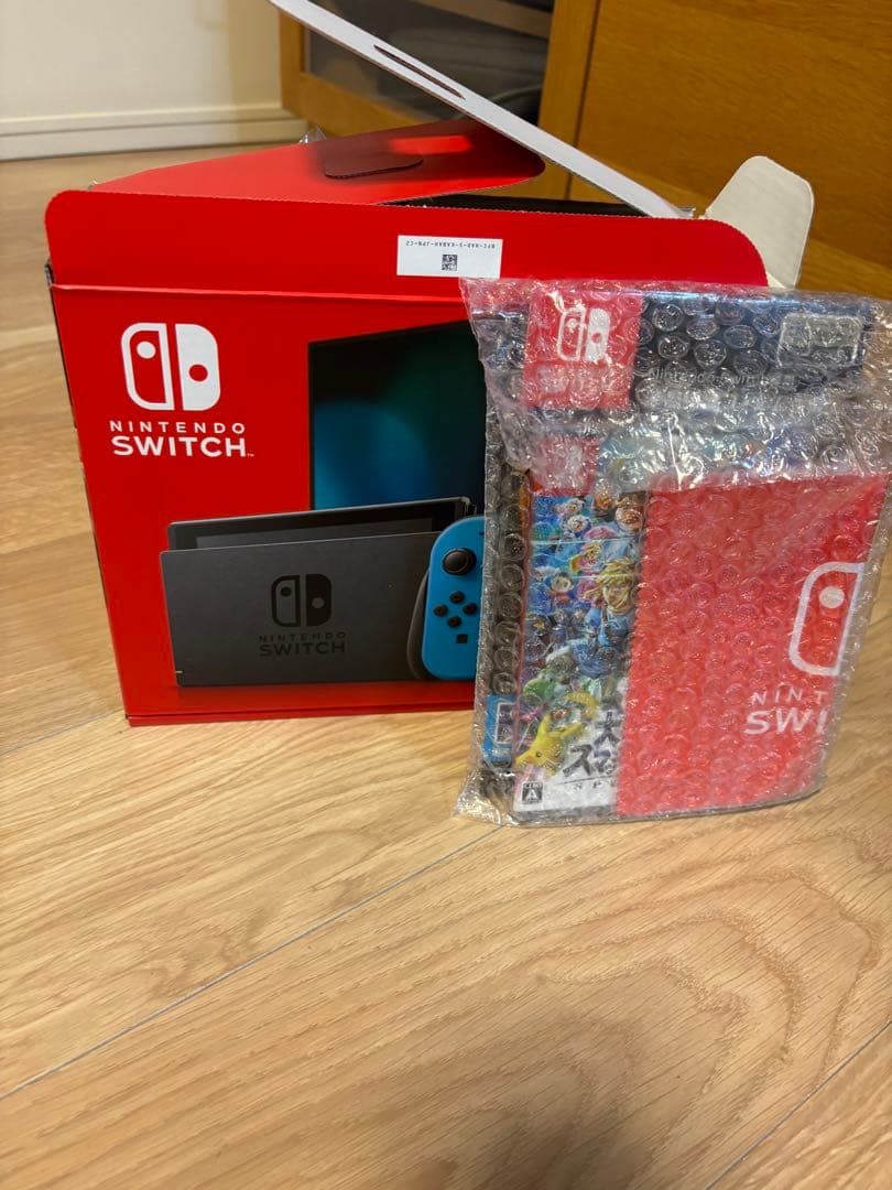 Nintendo Switch 本体 赤・青ジョイコン ゲームソフト付き