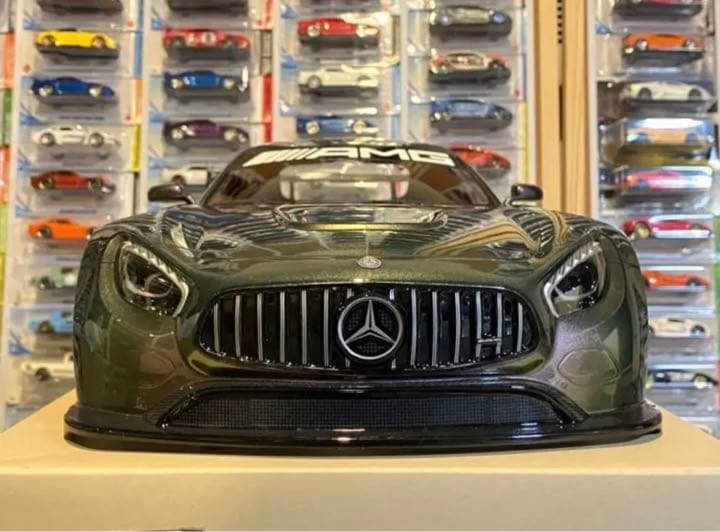 タミヤ ラジコン RC MERCEDES-AMG GT3 塗装済 スペアボディ青 タミヤ 1