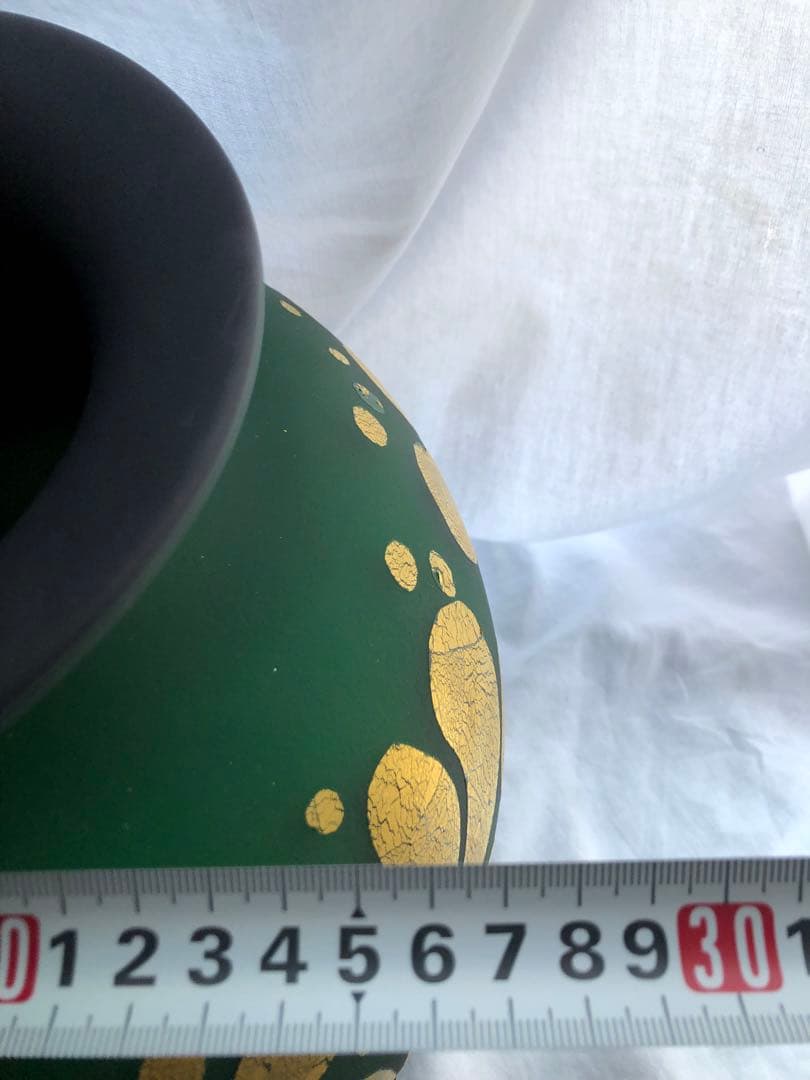 ○骨董品○￼壺○花器○ガラス○河口馬次郎作