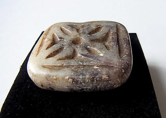 ☆W0201☆古代石 (231) 古代 印章石 ジャスパー 西アジア 中近東