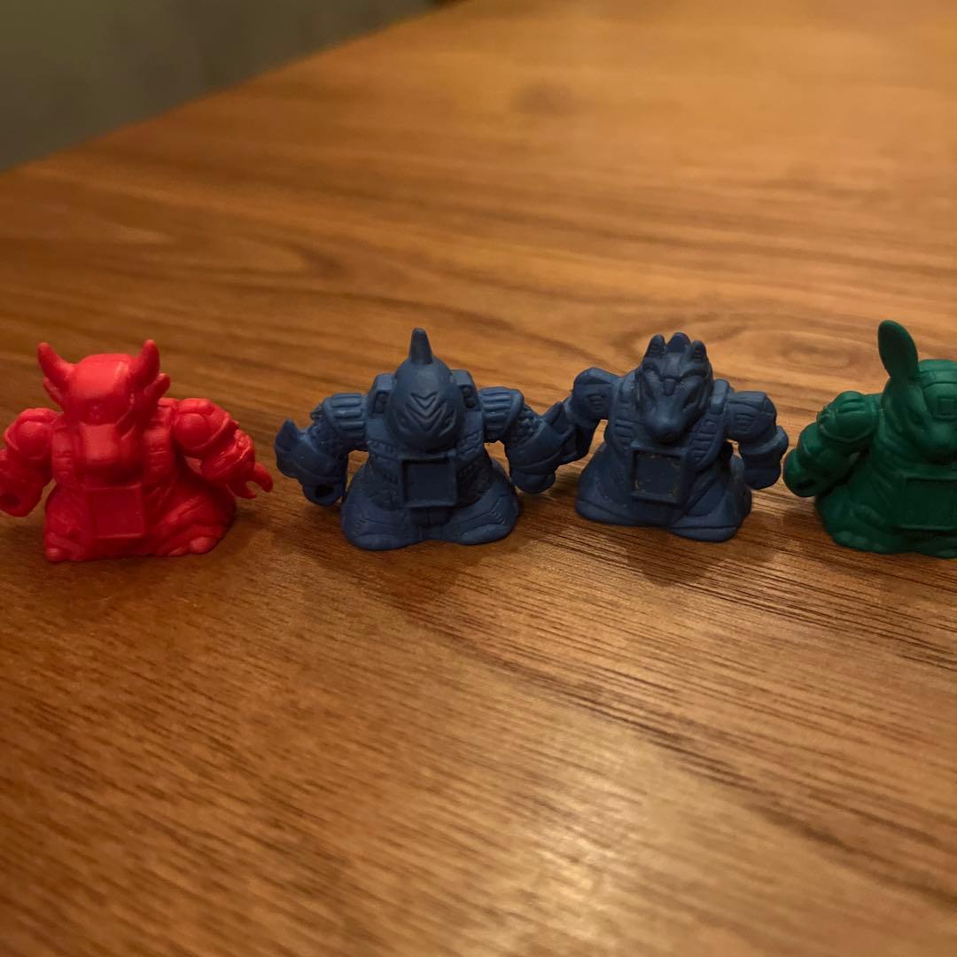 ビーストフォーマー　消しゴム　当時物　レトロ　6体セット