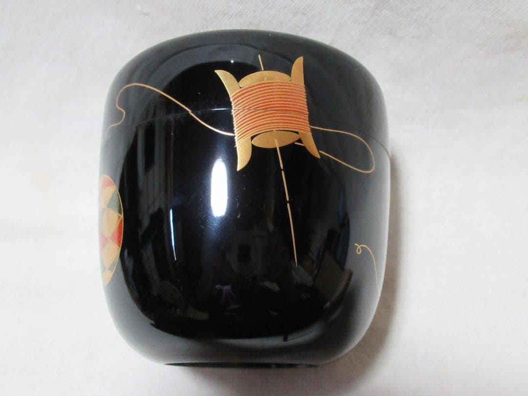 茶道具葵春造 棗 馬に玩具絵 共箱