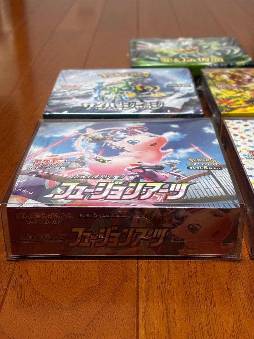 ポケモンカード151 フュージョンアーツ　他シュリンク付き5BOXセット
