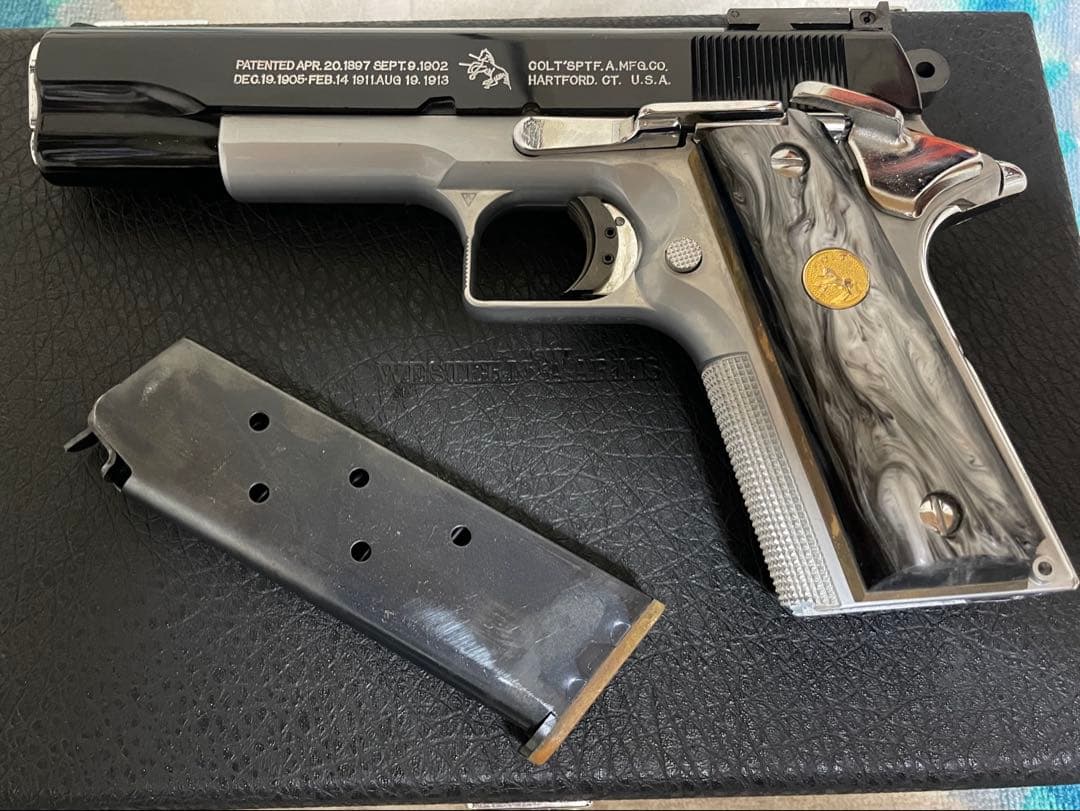 ＊ 極上美品 ＊ WA製ガバメント キャップ火薬ブローバックモデルガン