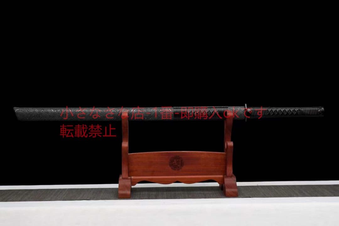 高性能ブラック唐刀【二代目斬月】武具 刀装具 日本刀 唐剣 模造刀模擬刀 居合刀