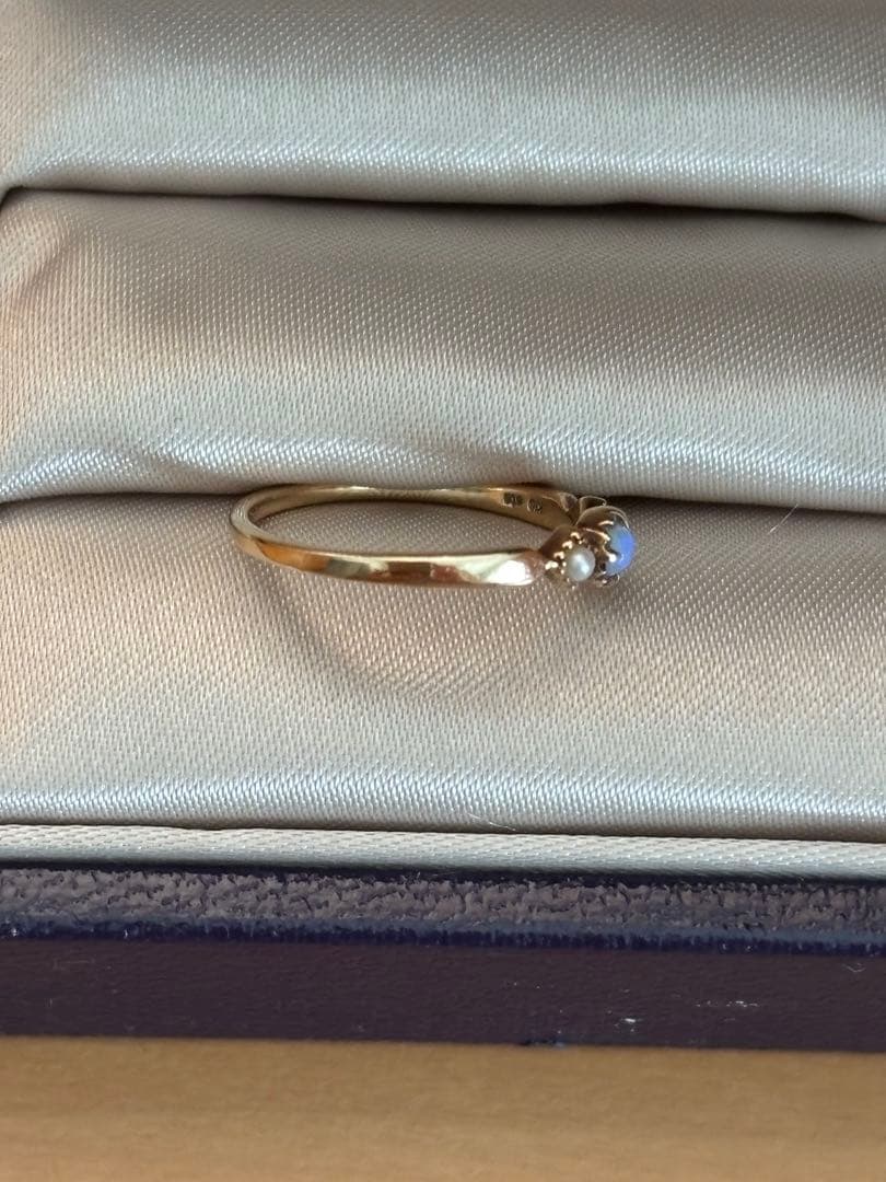 ete 7号　オパール　パール　リング　指輪