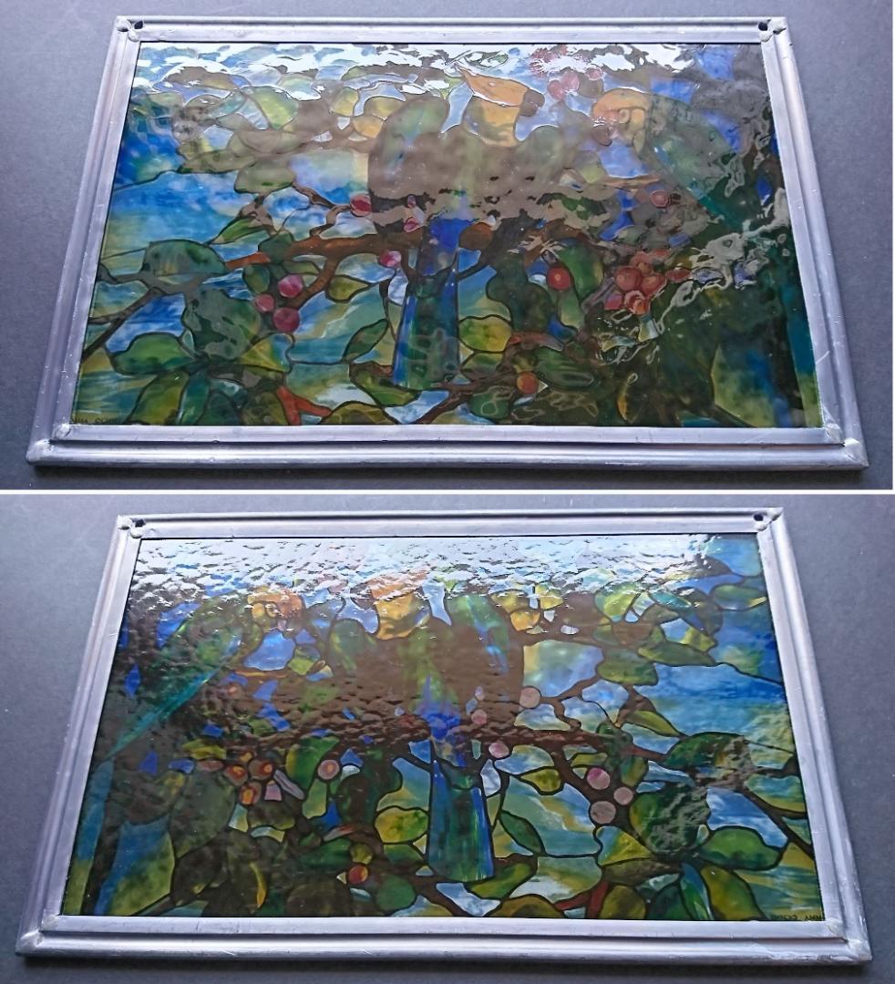 ルイスCティファニー ステンドグラス Parrotsおうむ グラスマスターズ