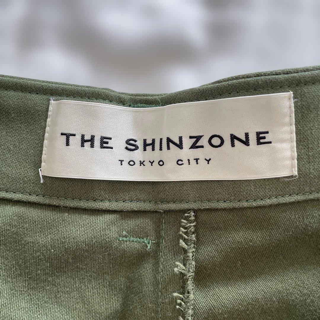 THE SHINZONE ワークパンツ オリーブグリーン