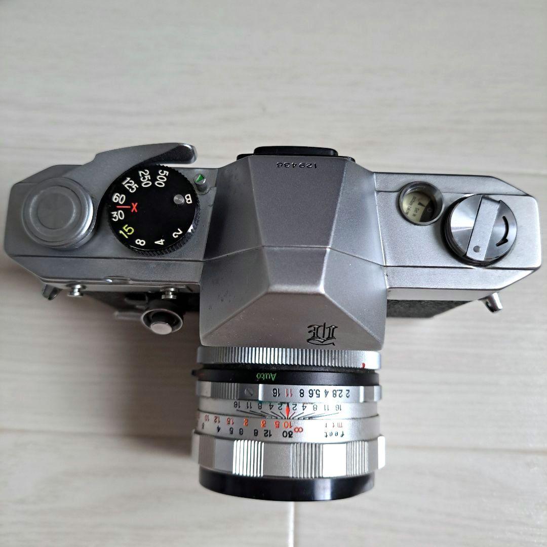 ペトリ PETRI 35mmフィルム一眼レフ カメラ ケース付き ジャンク品