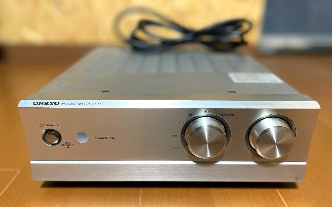 オンキョー　インテグレーテッドアンプA-933(取説付)　ジャンク オンキョー インテグレーテッドアンプA-933(取説付) ジャンク