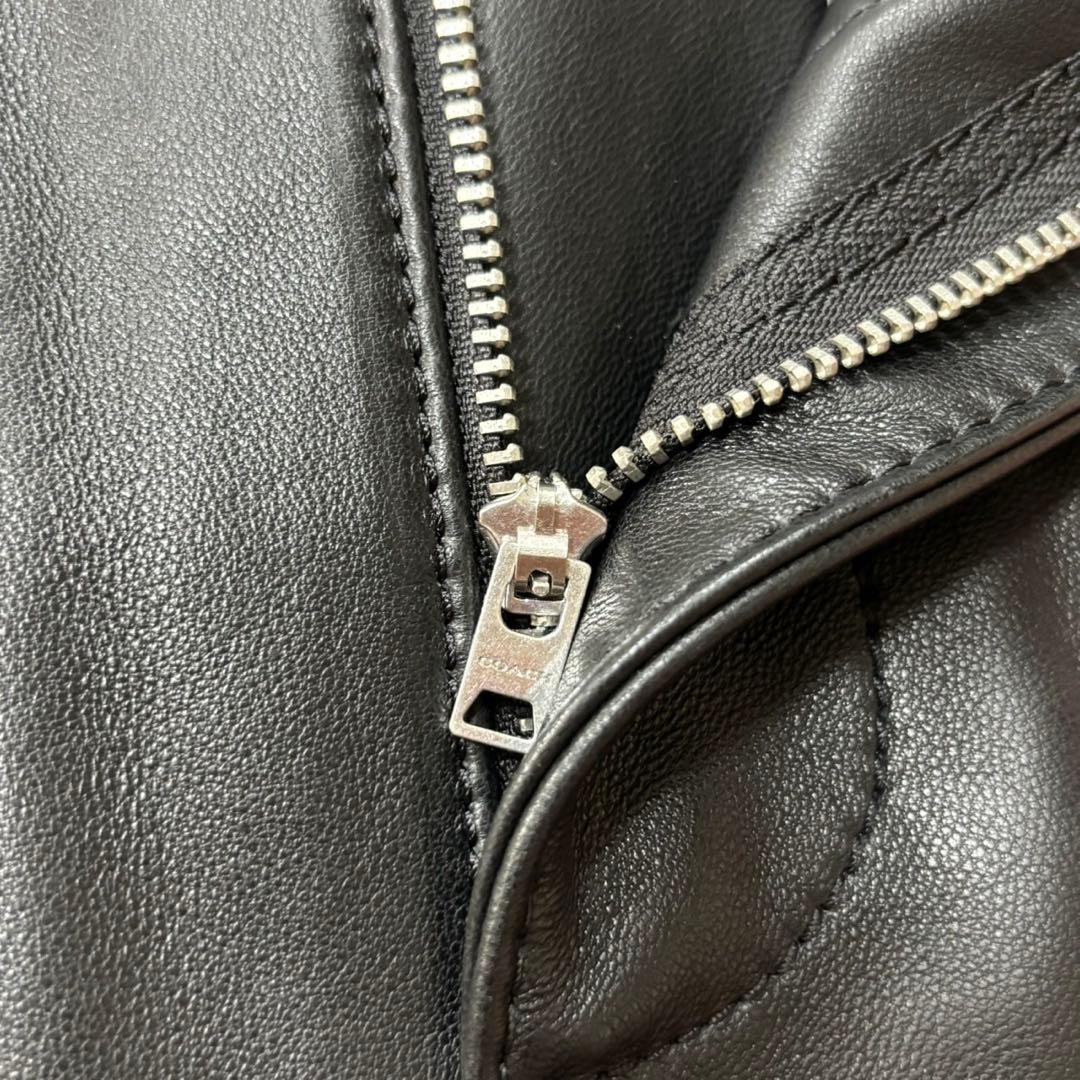 【新品未使用】羊革 本革 COACH コーチ レザースカート