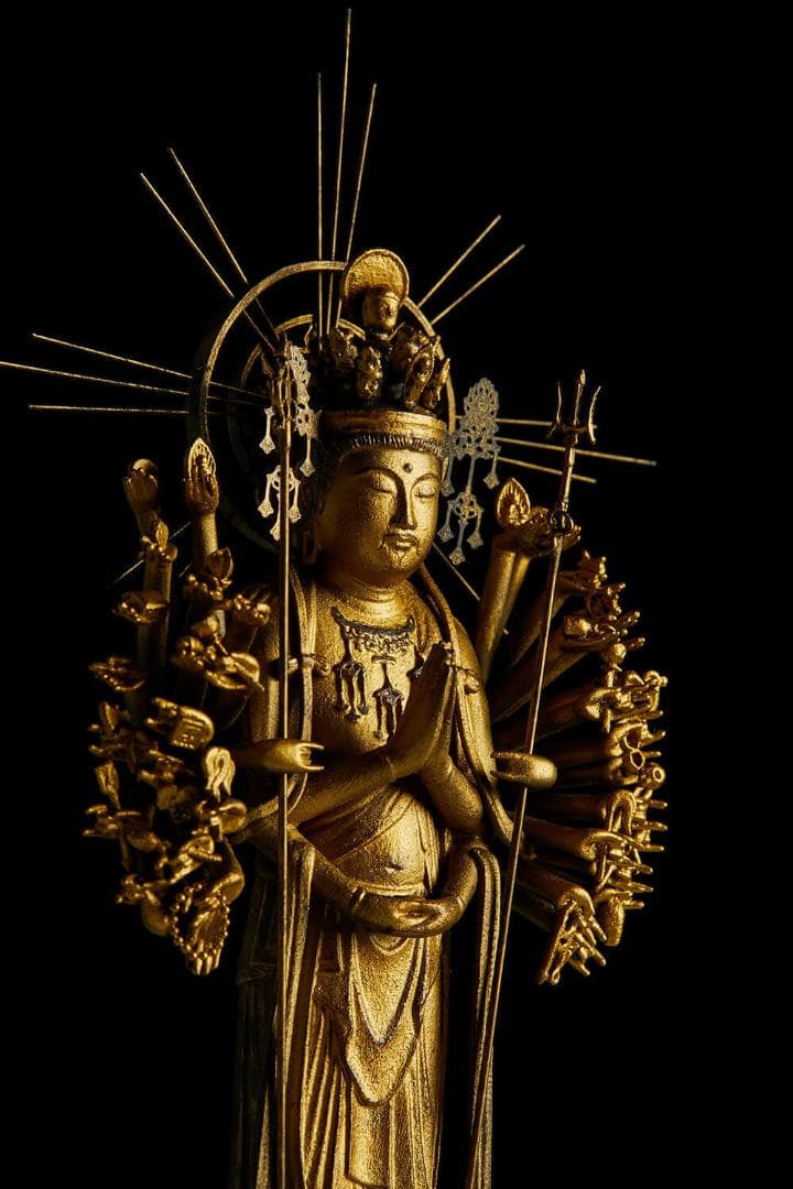 千手観音像厨子仏 | 仏教美術 | 冨江洗心堂オンラインショップ 千手