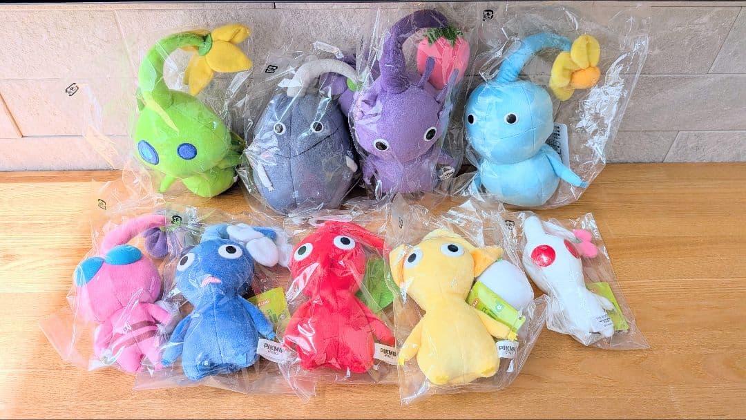 ピクミン ぬいぐるみ まとめ売り レトロ 三英貿易 つめつめ消しゴム