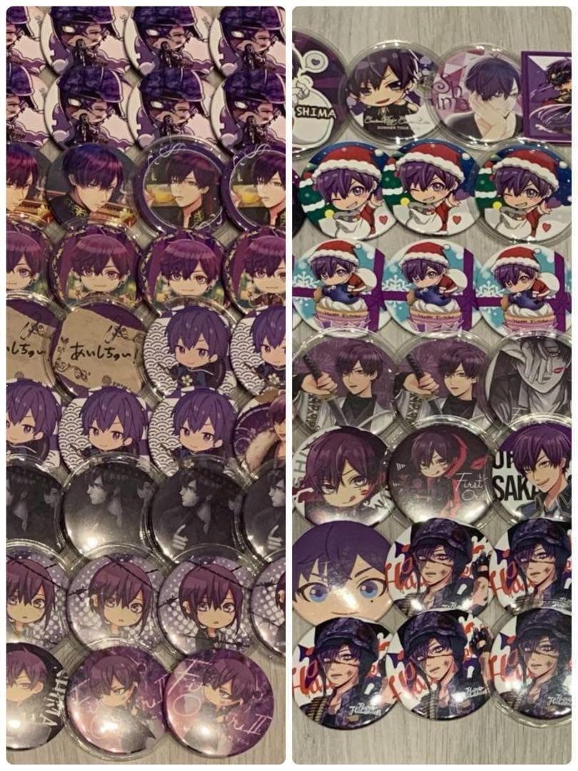 まとめ売り 浦島坂田船 志麻 缶バッジ 100個