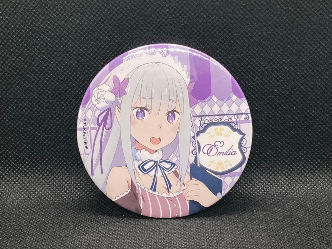 Re:ゼロから始める異世界生活 エミリア 缶バッジ SEGA