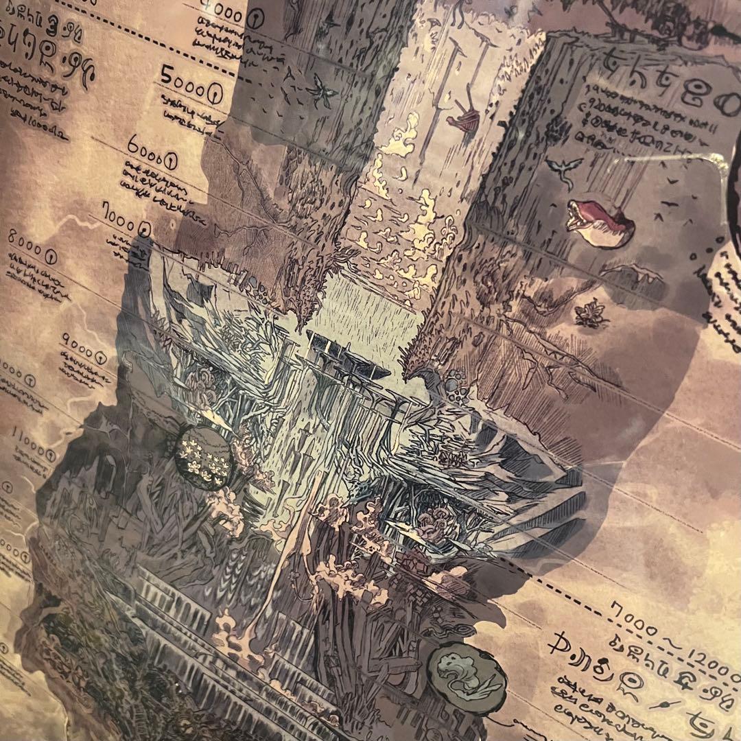 1/6まで】メイドインアビス 奈落見取り図 B2ポスター&マグネット3個