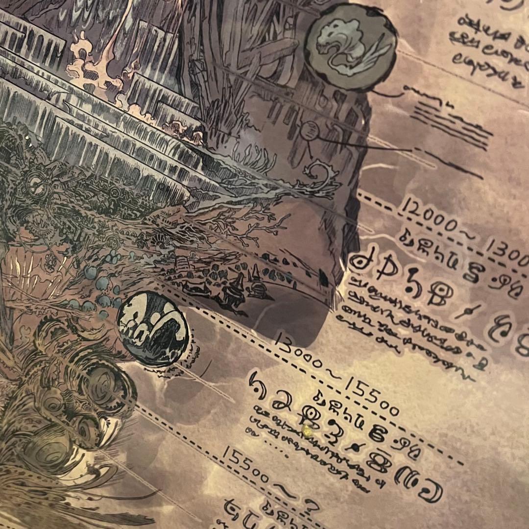 激レア】メイドインアビス 奈落見取り図 B2ポスター&マグネット3個セット