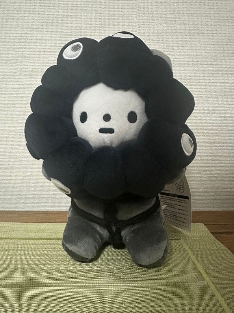 きっこうちゃんミャクミャク ぬいぐるみ Mサイズ 黒 ブラック - メルカリ