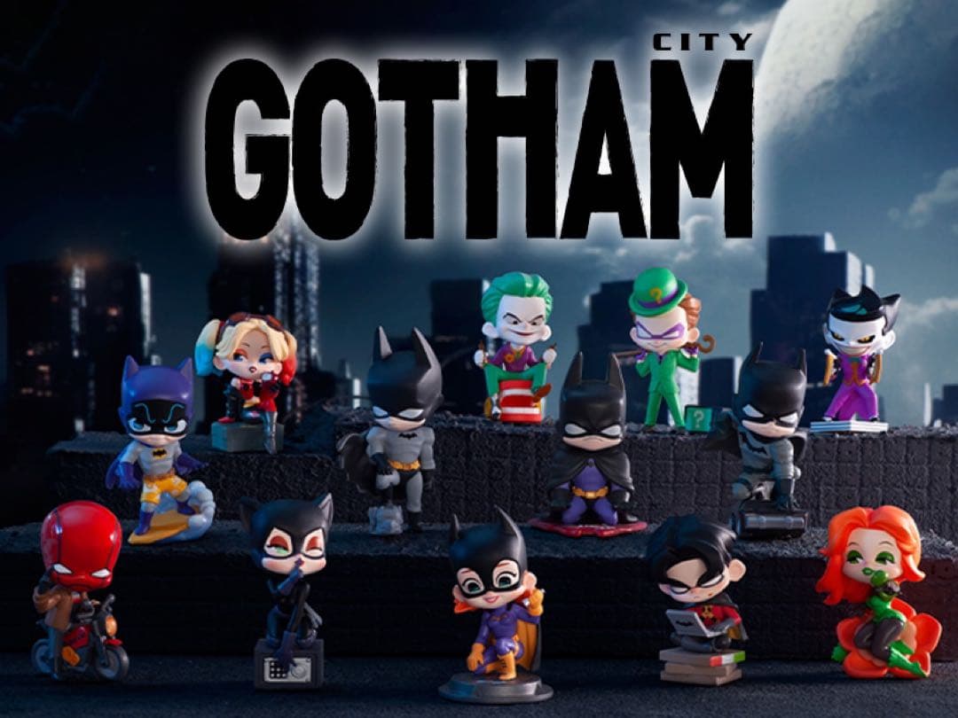 POPMART DC GOTHAM CITY シリーズ 7体セット POPMART DC GOTHAM CITY シリーズ 7体セット POPMART DC GOTHAM CITY