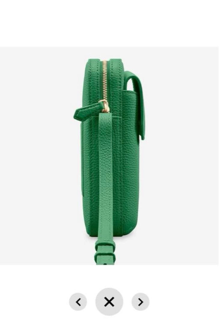 最終価格　新品未使用　メゾンドサブレ　ジップスマホポーチ　グリーン