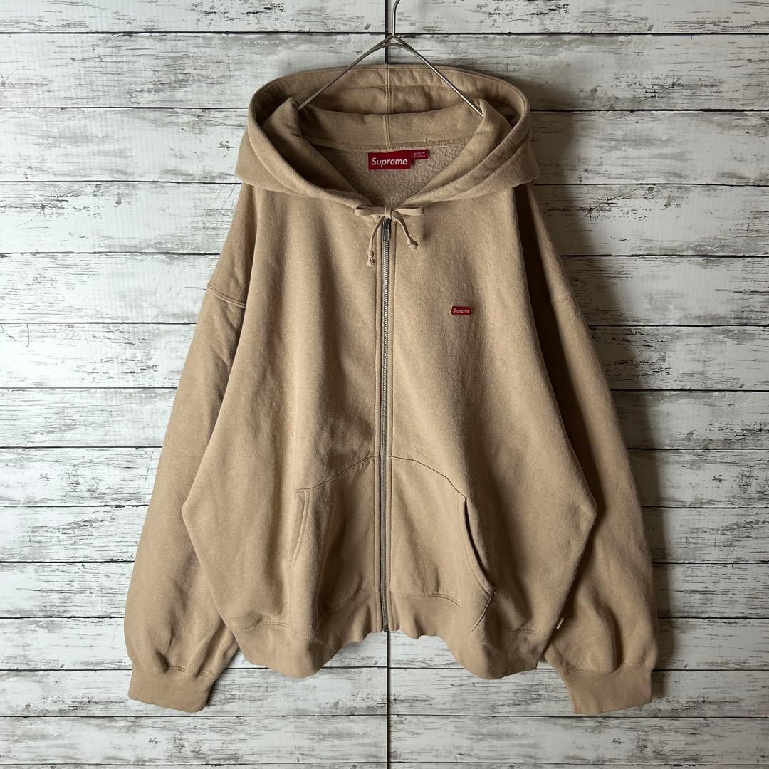 3628M【人気モデルXL】シュプリーム☆スモールボックスロゴ ジップパーカー