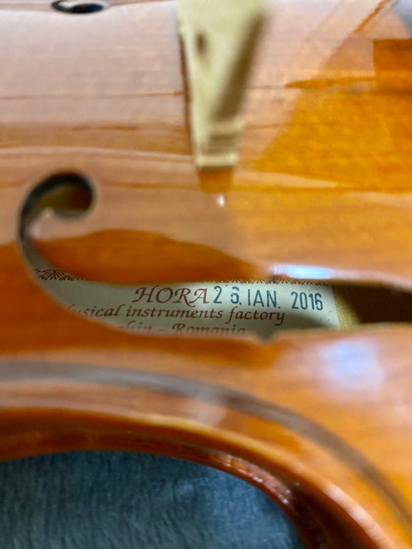 1/10分数バイオリン Hora Reghinルーマニア製 2016年