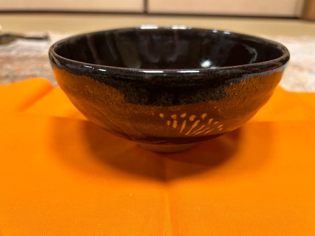 T992 水指 『古瀬戸 七宝透』『加藤藤城 造』『塗師 湖彩』 共箱