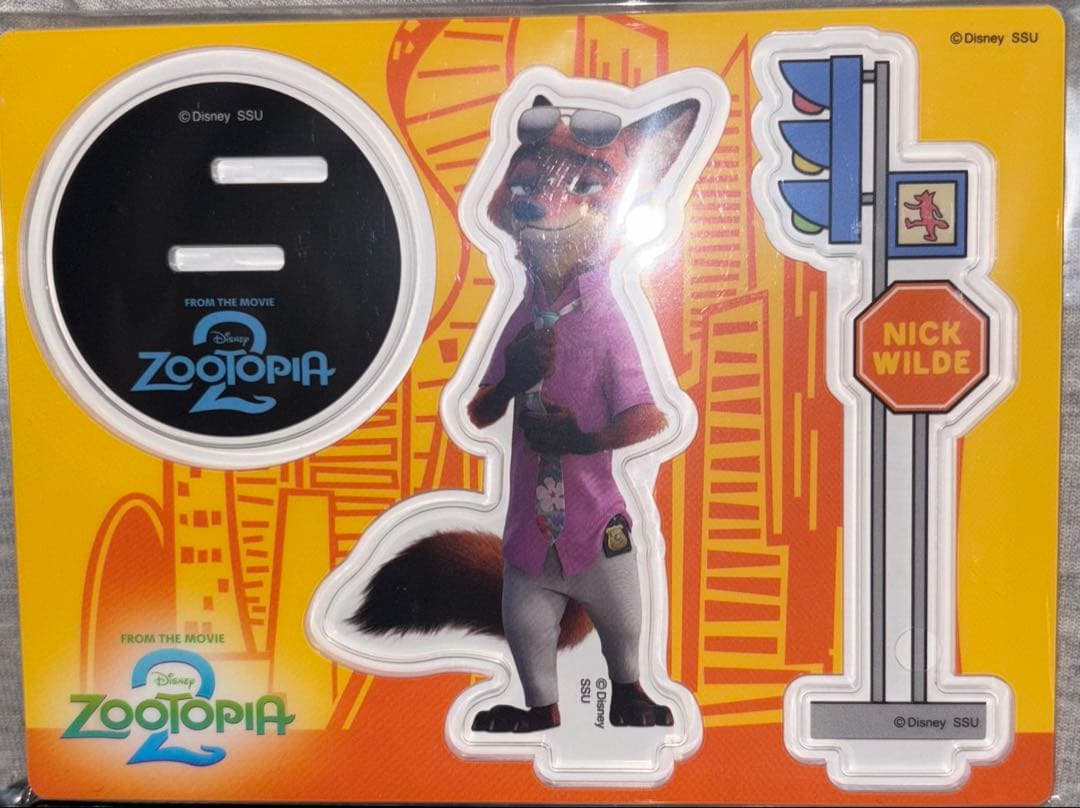 ズートピア2 一番くじA賞 フィギュア ニック アクスタ B賞アロハシャツ