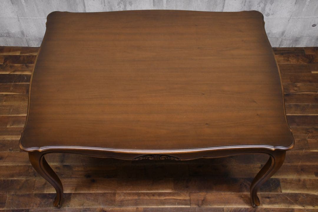 EGK54 カリモク 猫脚 彫刻 ダイニングテーブル DP4200 クラシック