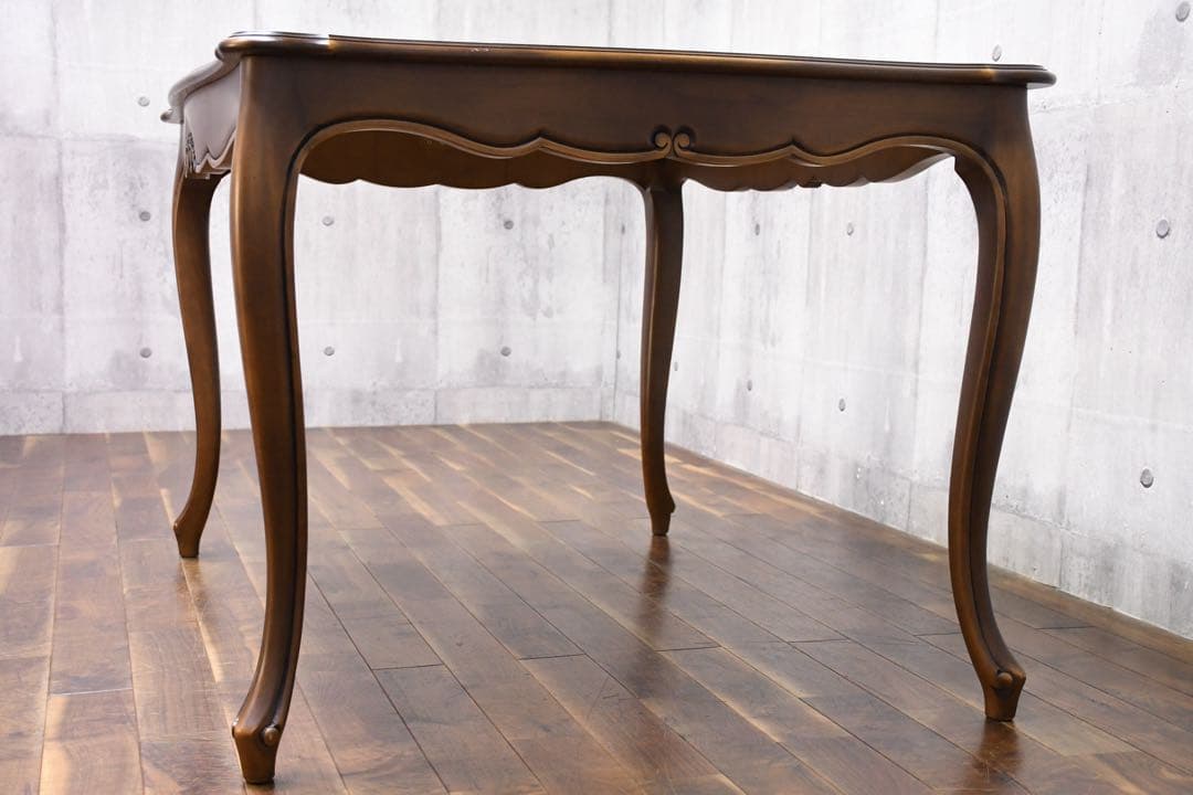 EGK54 カリモク 猫脚 彫刻 ダイニングテーブル DP4200 クラシック