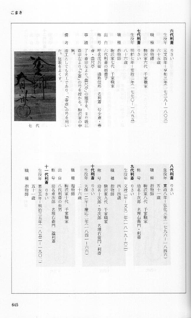 7代駒沢利斎造『唐物写柚香合』（共箱）千家十職