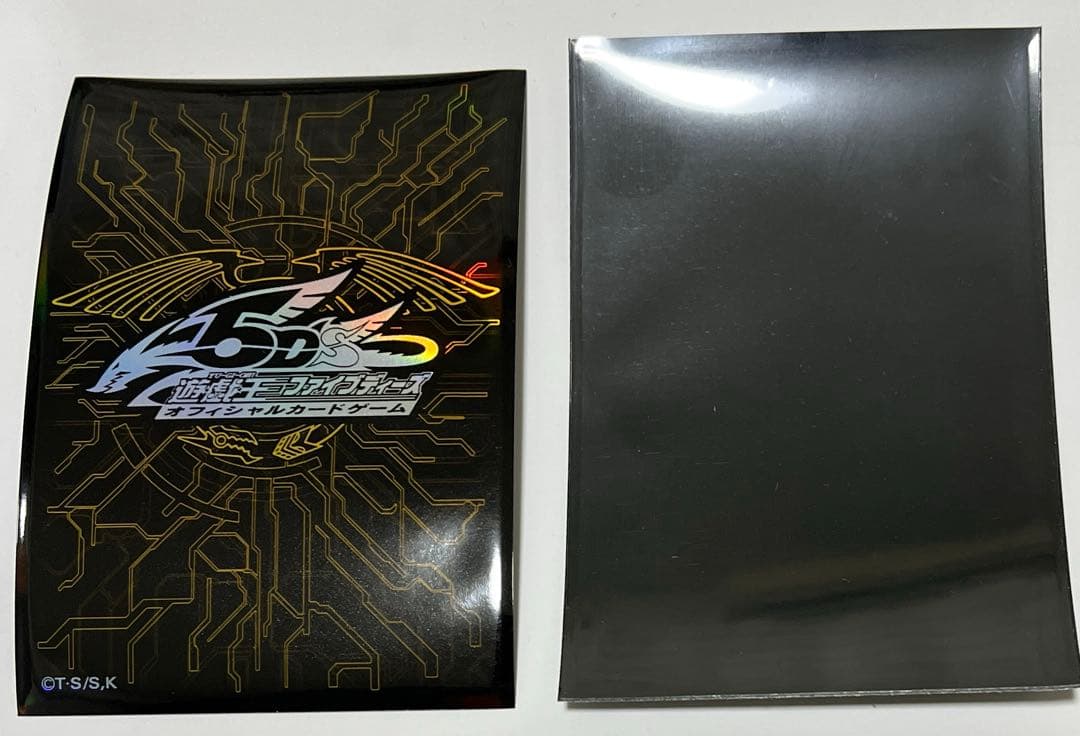遊戯王5d‘s 竜の紋章　ゴールド　スリーブ