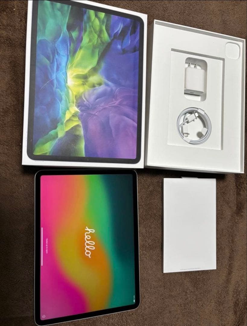 iPad Pro 11 ( 第二世代 )128G 本体 iPad Pro第2世代11インチ128GB WiFiスペースグレイ 箱付き完品 Apple