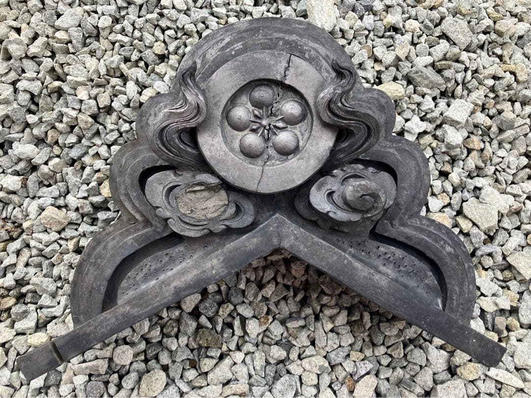 鬼瓦 古瓦 置物 オブジェ 鬼瓦 古瓦 置物 オブジェ 【公式通販】