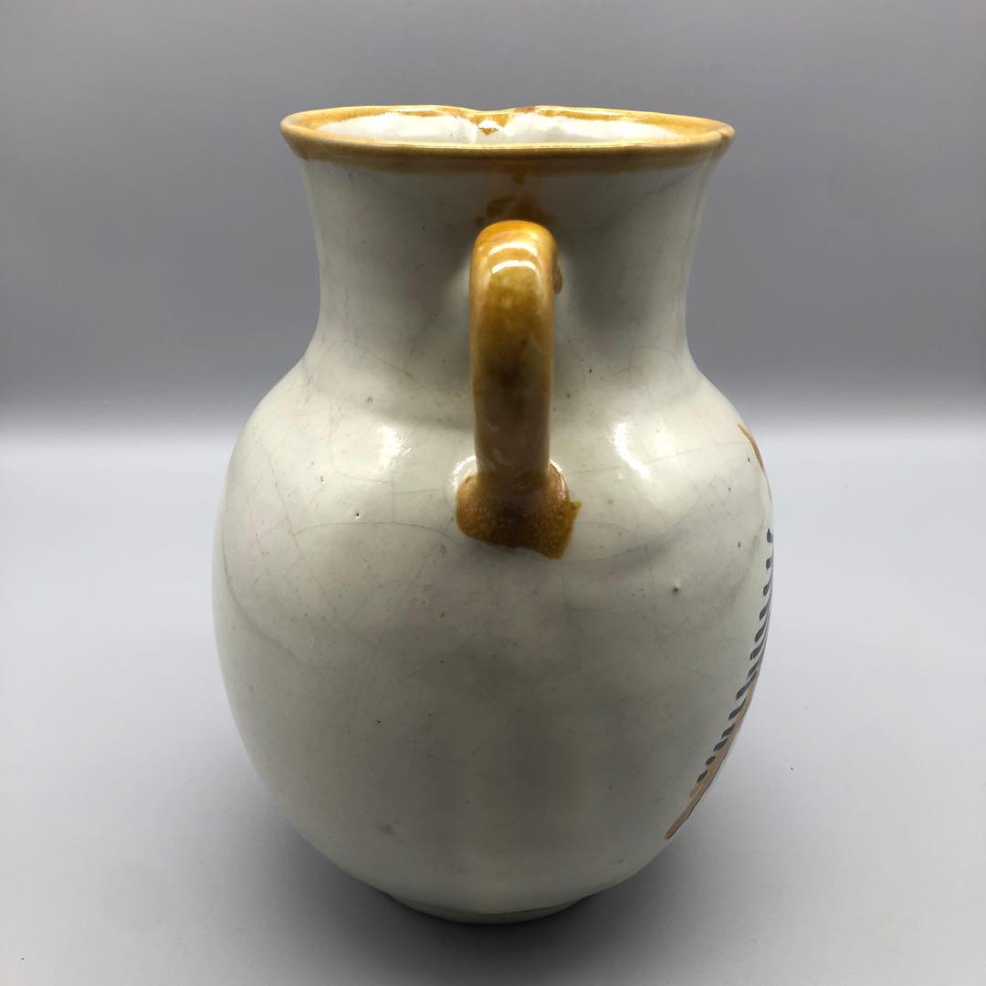 メキシコプエブラタラベラ焼ビンテージ陶器伝統工芸バード鳥デキャンタ水差し