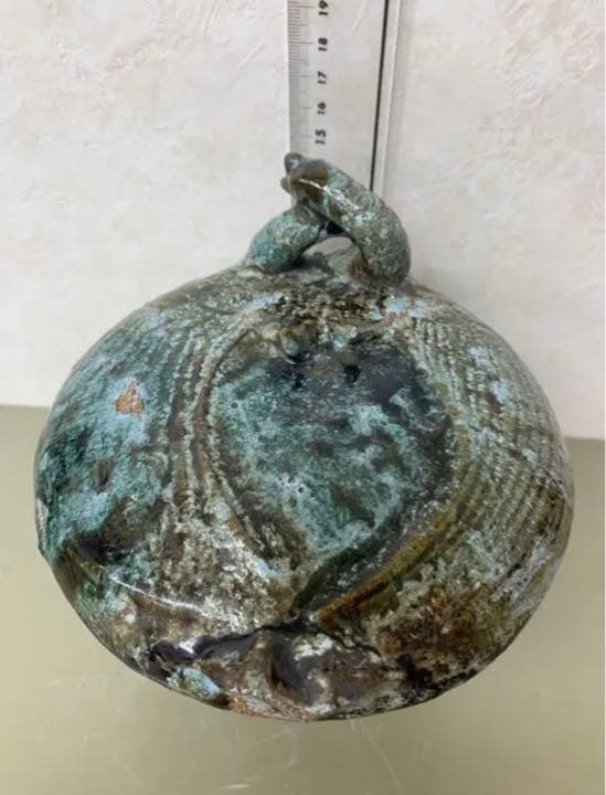 価格ホビー・楽器・アート - 中国漢緑釉鹤文陶器 骨董 発掘品 古美術