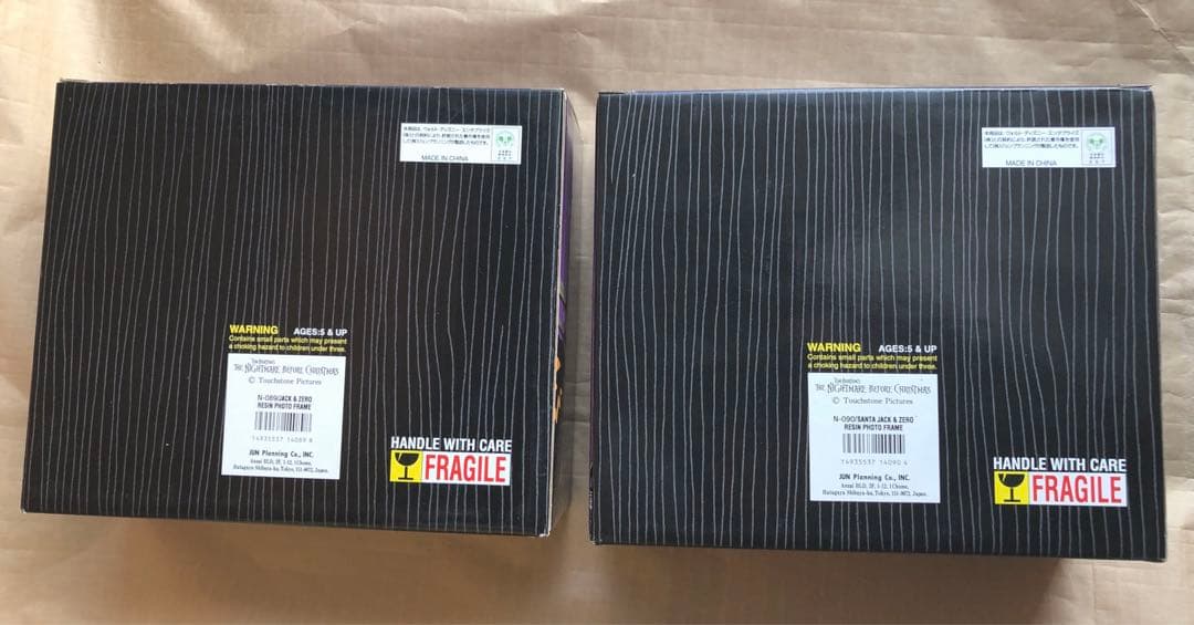 美品 ナイトメア・ビフォア・クリスマス レジンフォトフレーム 2種