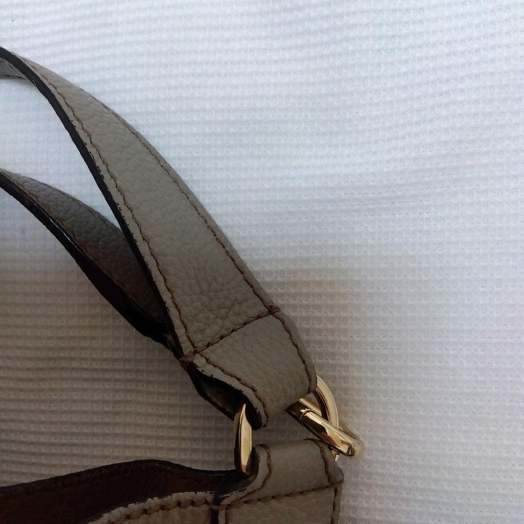 【極美品】FURLA コスタンザ 巾着 ショルダーバッグ グレージュ2WAY