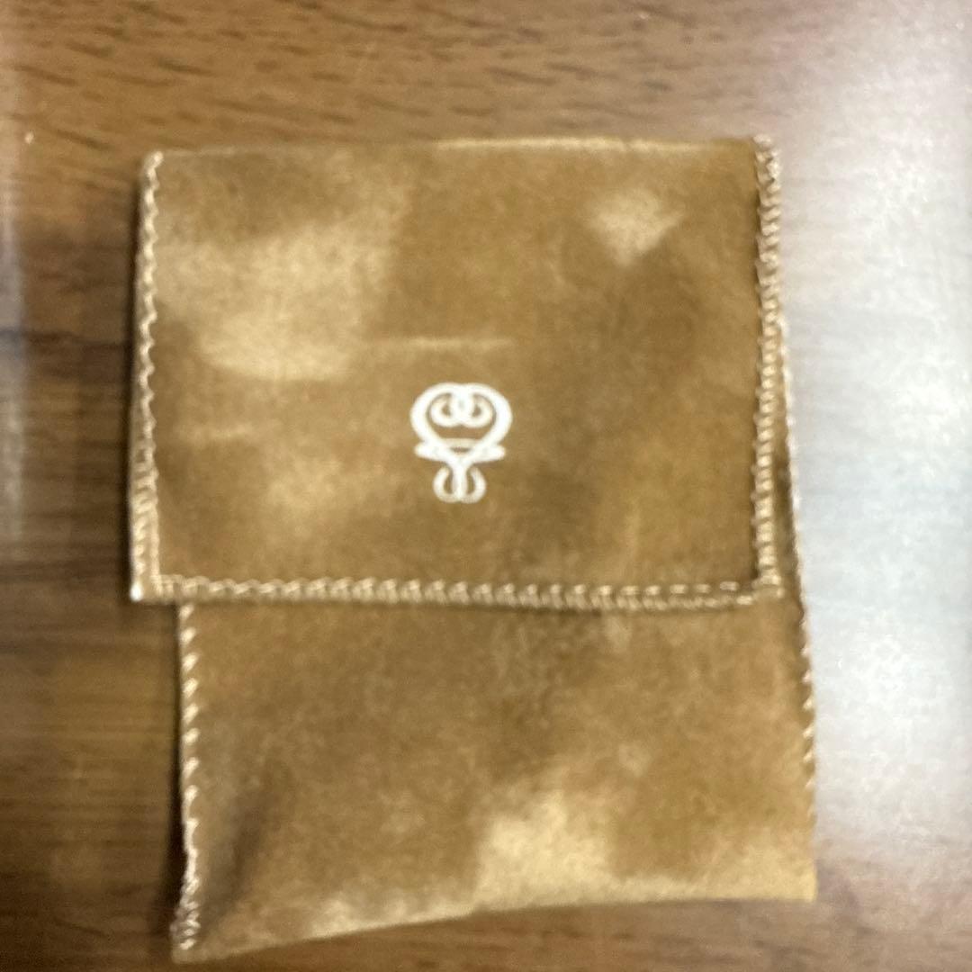 藤井フミヤ　クリアボールFFマークデザイン ペンダント　シルバー