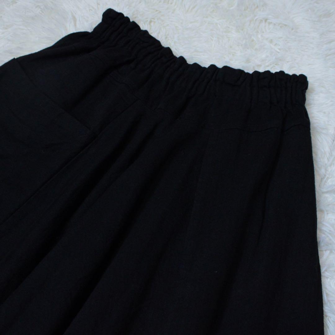 玉木新雌 tamaki niime タルンパンツ サルエル ブラック コットン